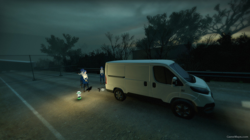 COD MW White color Ford Transit - Race Car (Sound Add Ver)