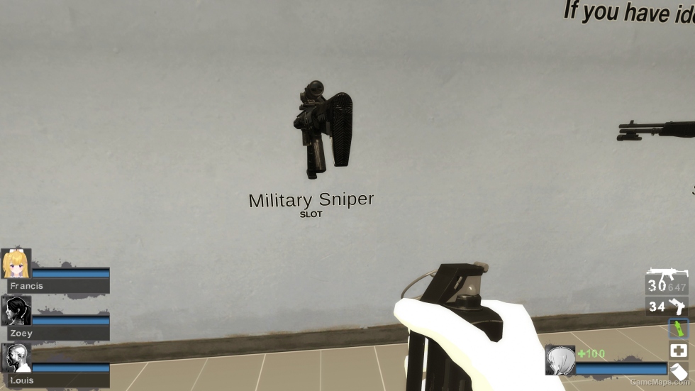 CODGhost TTI TR-1 (Replace military sniper) [Sound fix Ver]