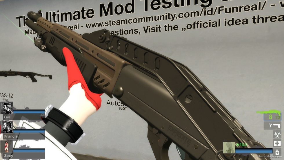 CODMW2023 - Reclaimer 18 Pump-action (Chrome Shotgun) [Sound fix Ver,request]