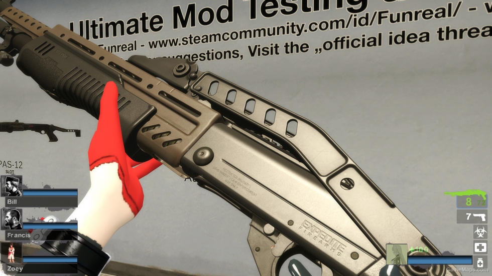 CODMW2023 - Reclaimer 18 Pump-action (Chrome Shotgun) [Sound fix Ver,request]