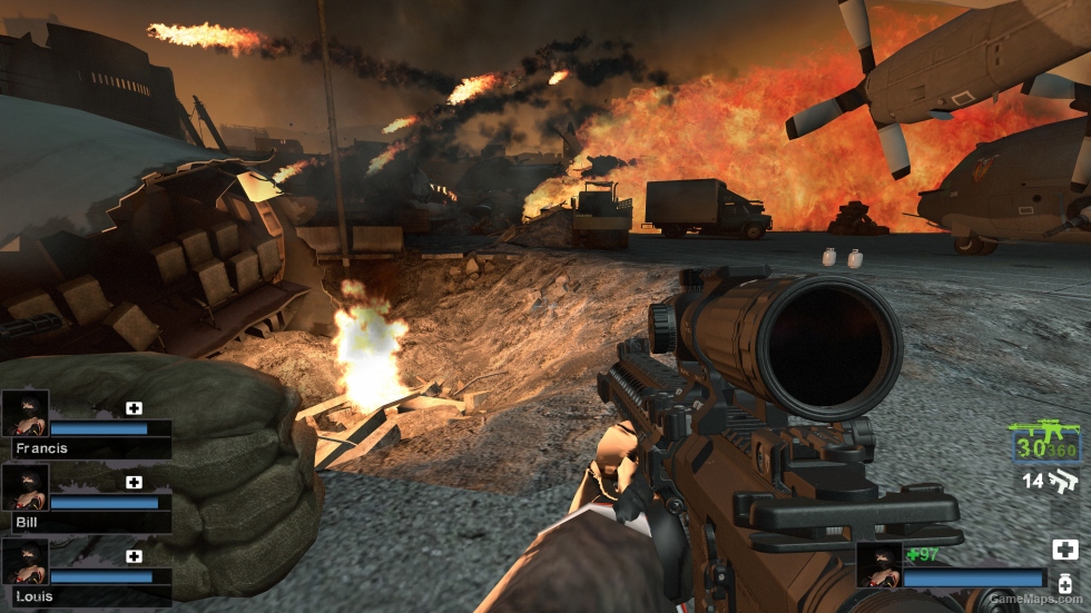 CODMW22 M4 Fog of War (M16A2)