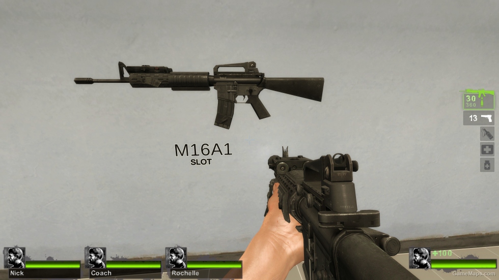 Codmw2 m16a4 m16a2 request mod for left 4 dead 2 gamemaps
