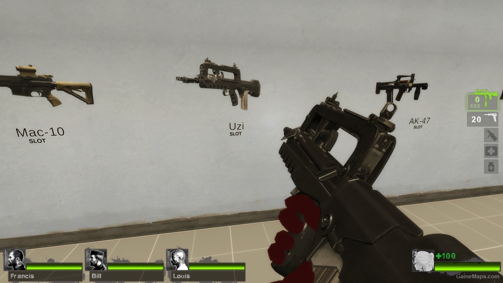 CODMW Famas melee animation remakes [uzi] (request)