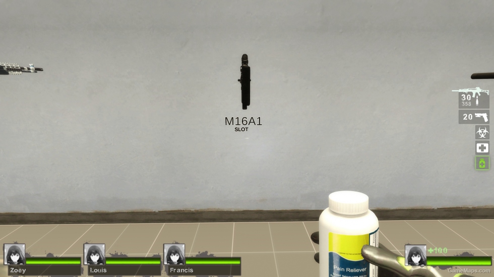 CODMW MG36 SD Black (replace Rifle M16A2) [Sound fix Ver]
