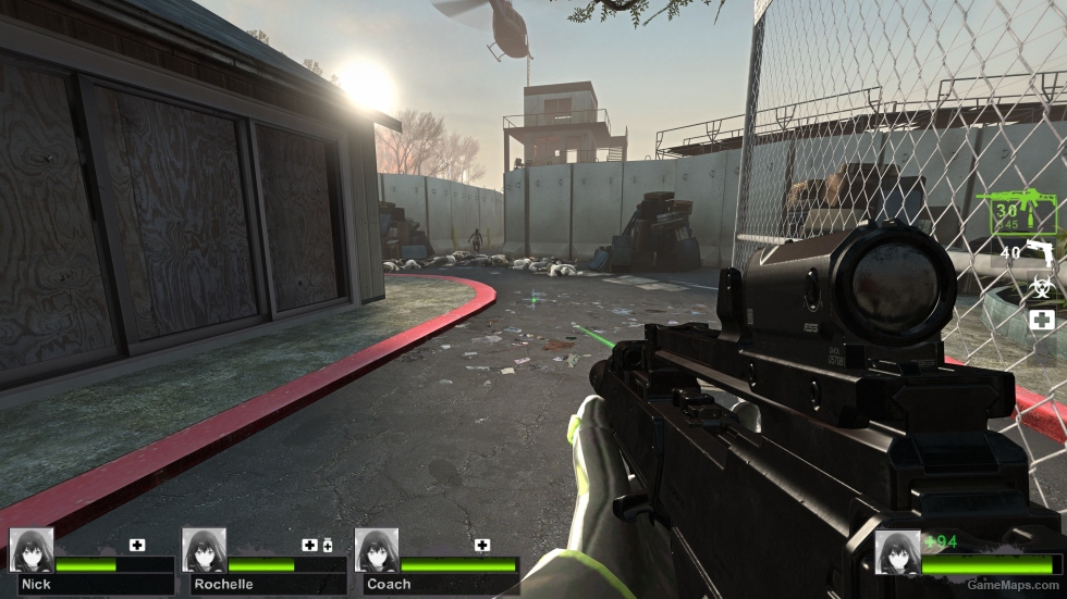 CODMW MG36 SD Black (replace Rifle M16A2) [Sound fix Ver]