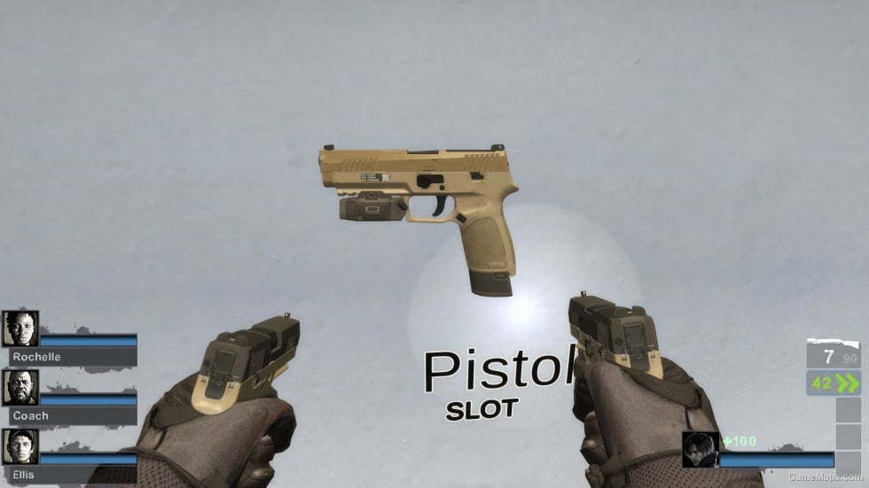 CODMW P320 two tone (Fixed) v6 (dual pistols) [Sound fix Ver]