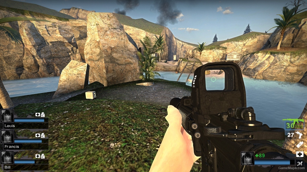 CODMW SPEC OPS V2.0 Tactical MK18 Silenced Build 02 - Solid Black (M16A2)