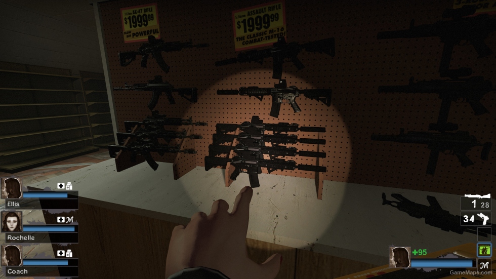 CODMW SPEC OPS V2.0 Tactical MK18 Silenced Build 02 - Solid Black (M16A2)