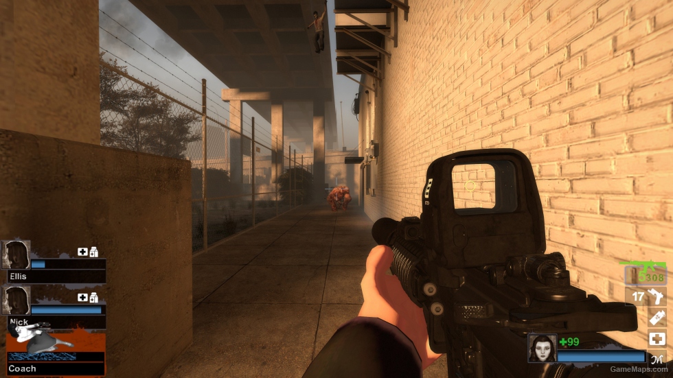 CODMW SPEC OPS V2.0 Tactical MK18 Silenced Build 02 - Solid Black (M16A2)