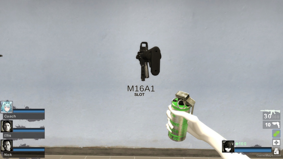 CODMW SPEC OPS V2.0 Tactical MK18 Silenced Build 02 - Solid Black (M16A2)