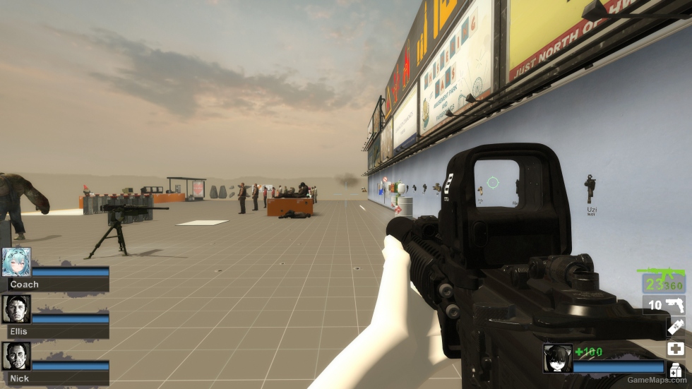 CODMW SPEC OPS V2.0 Tactical MK18 Silenced Build 02 - Solid Black (M16A2)