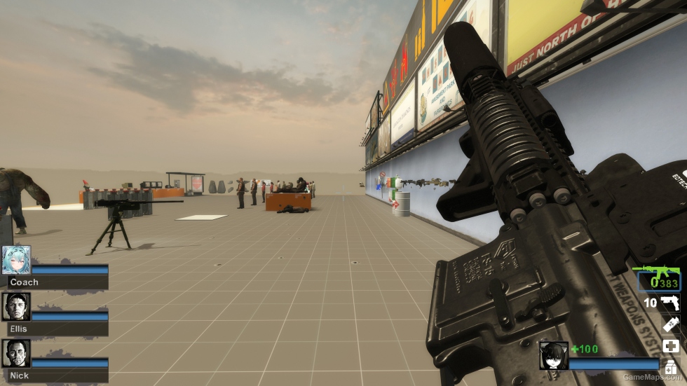 CODMW SPEC OPS V2.0 Tactical MK18 Silenced Build 02 - Solid Black (M16A2)