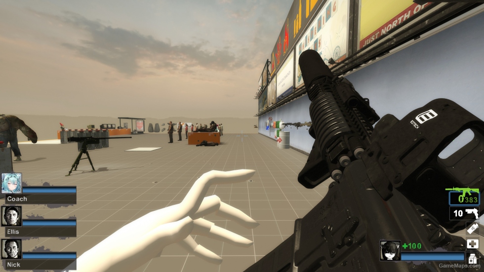 CODMW SPEC OPS V2.0 Tactical MK18 Silenced Build 02 - Solid Black (M16A2)