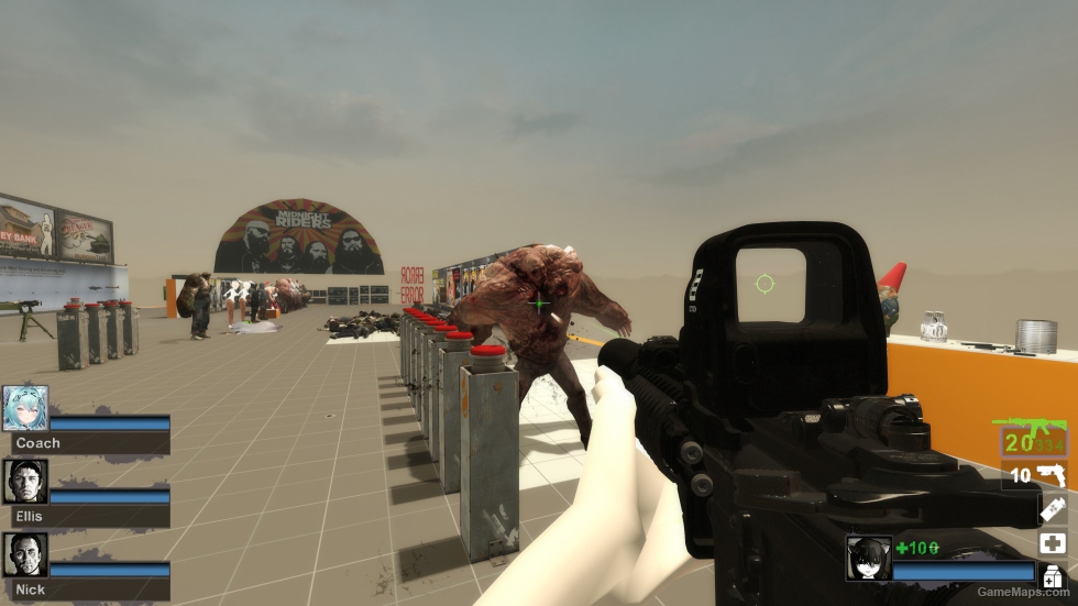 CODMW SPEC OPS V2.0 Tactical MK18 Silenced Build 02 - Solid Black (M16A2)