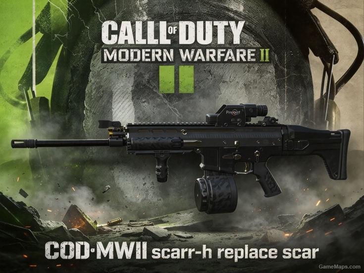 CODMWII SCAR-H DEPT COLLECTO SCAR-L