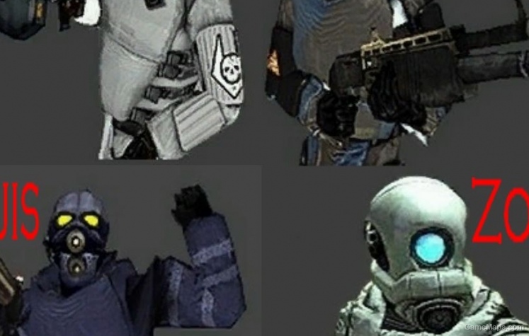 Half-Life HQ Player Models + Team colored + Bonus [Half-Life] [Mods]