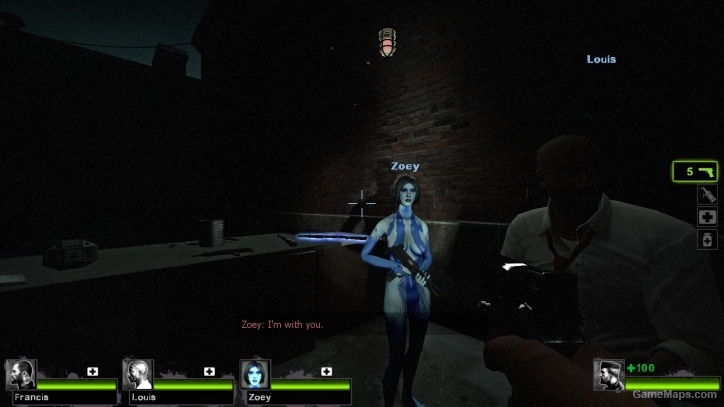Cortana (Halo 4) L4D1