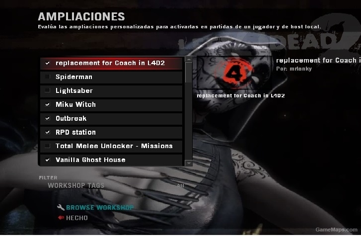 Crazy (Deadpool & Death) Menu video Mod