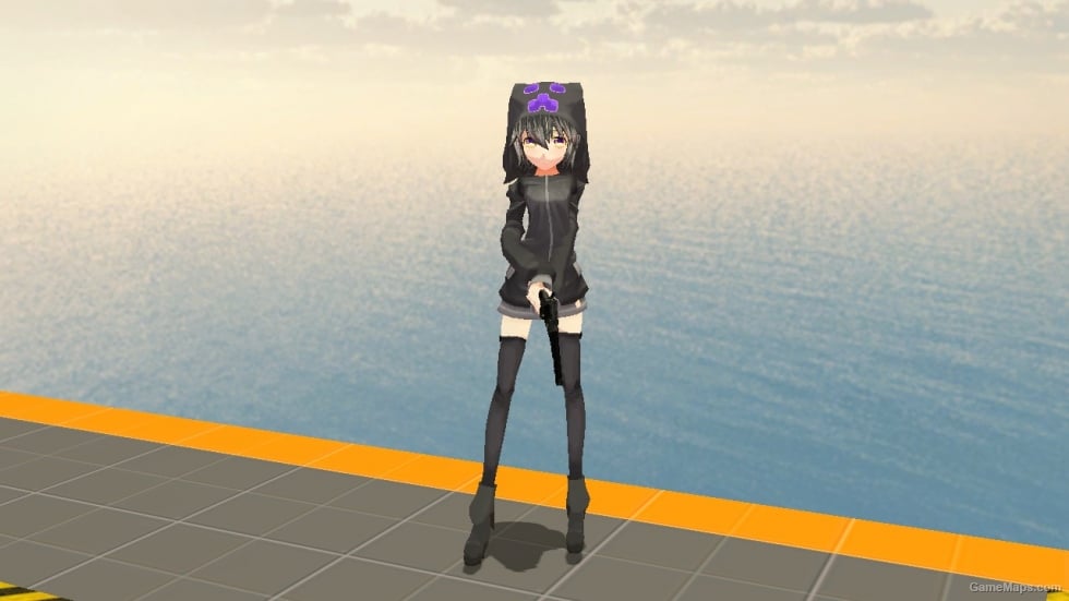 Creeper girl black (Endergirl) (reupload) Rochelle replacement