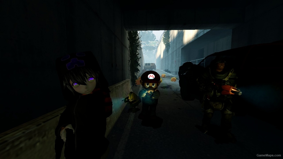 Creeper girl black (Endergirl) (reupload) Rochelle replacement