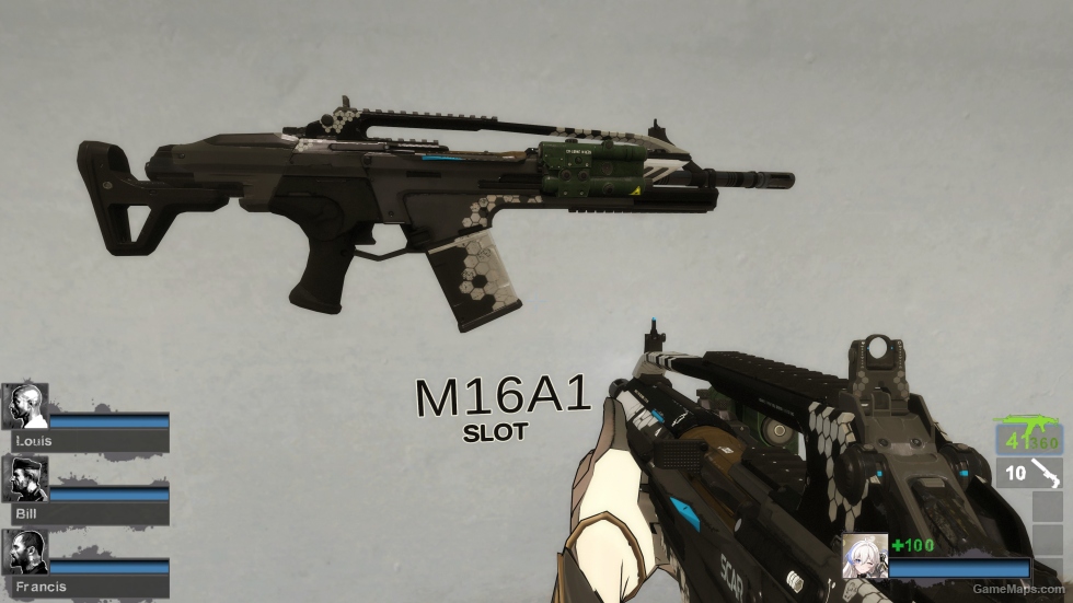 CRYSIS3 SCAR(M16) v3 (M16A2) [Sound fix Ver]