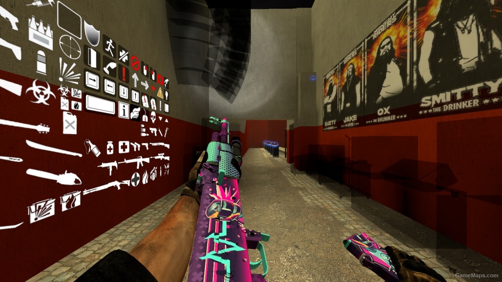 CS:GO AK47 | Neon Rider in L4D2 Animations (Reskin)