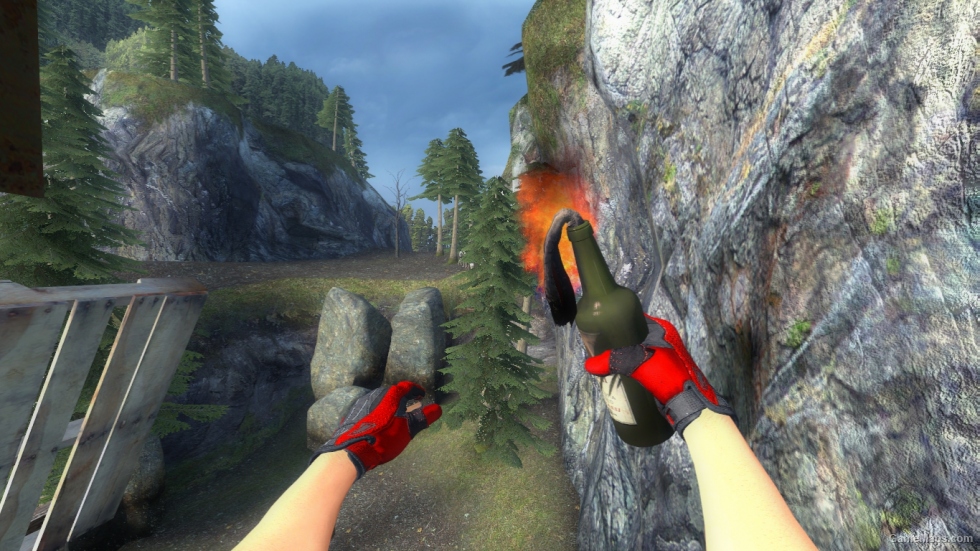 CS:GO arms and glove sporty: RED
