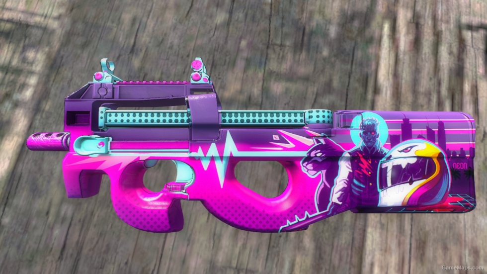 CS:GO P90 Neon Rider III