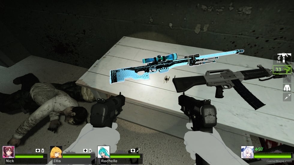 CSGO AWP Frost Hive [Glowing] (request) (Military Sniper)