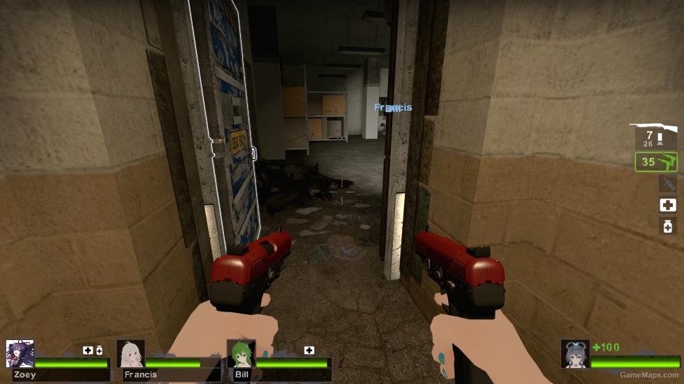 CSGO Five-SeveN v3 Red2 bo2a (Dual pistols) [request]