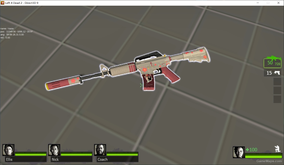 CSGO M4A1-S Erika (CSOL texture)