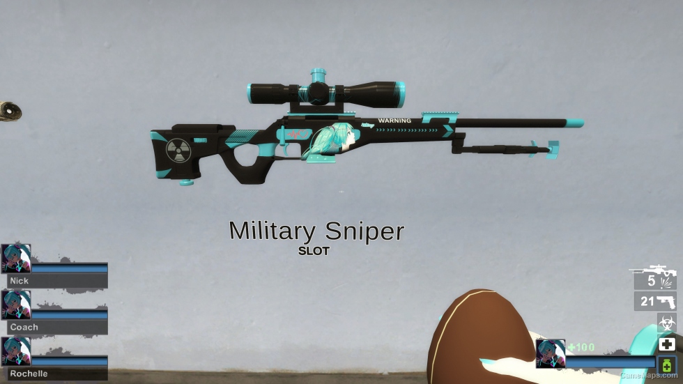 CSLR4-Hatsune Miku: Deep Sea Girl [Hatsune Miku] (military sniper)