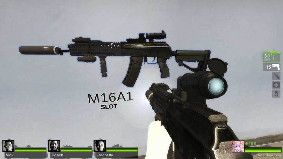 Custom AK-12 with attachments v7 (M16A2)