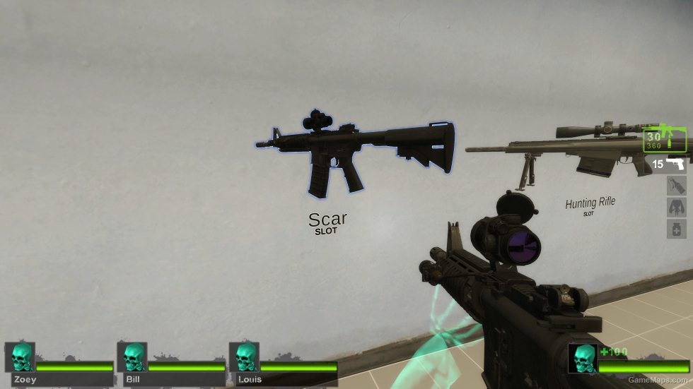 Custom AR-15 with Aimpoint [Desert Rifle] (request)
