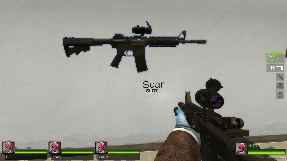 Custom AR-15 with Aimpoint [Desert Rifle] (request)