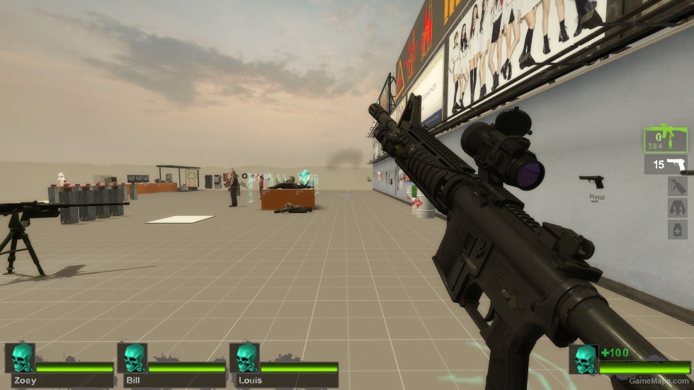 Custom AR-15 with Aimpoint [Desert Rifle] (request)