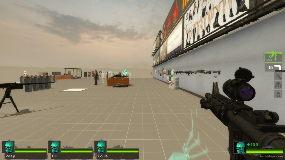 Custom AR-15 with Aimpoint [Desert Rifle] (request)