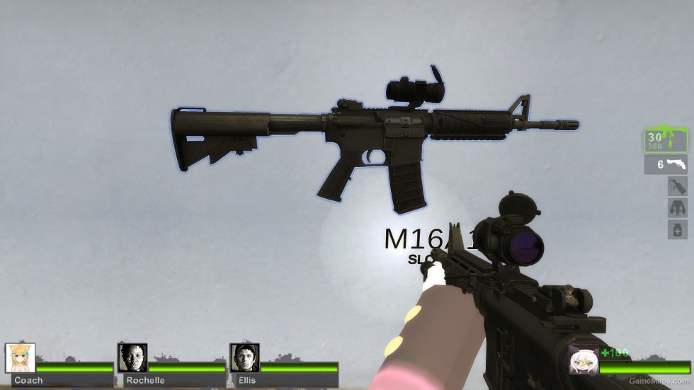 Custom AR-15 with Aimpoint (M16) v5 [Sound fix Ver]