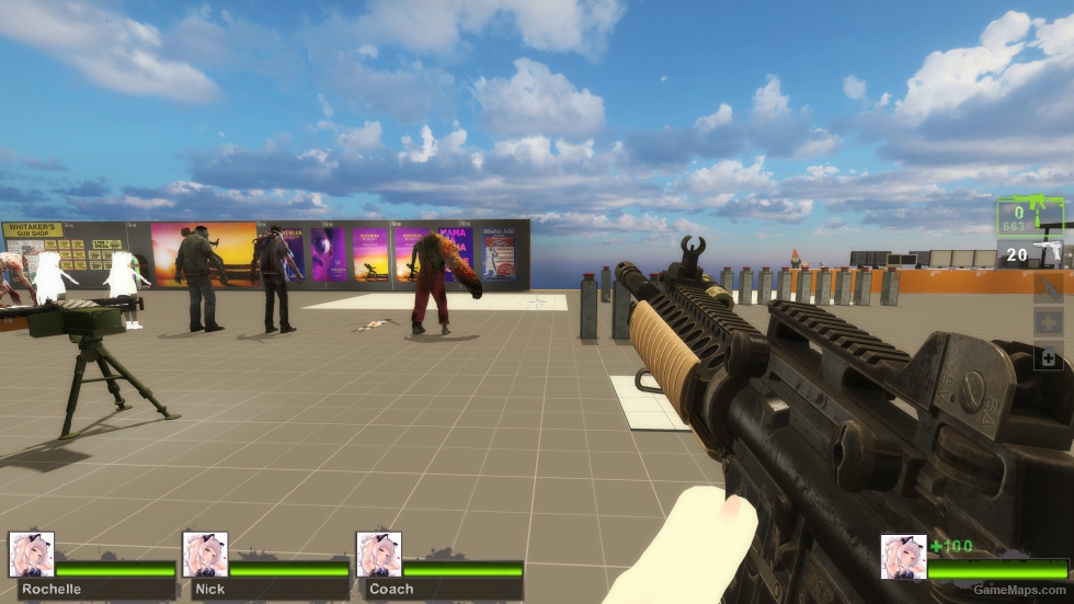 MWII CINDER M4-CUSTOM All Black Skin [SG552] (request) (Mod