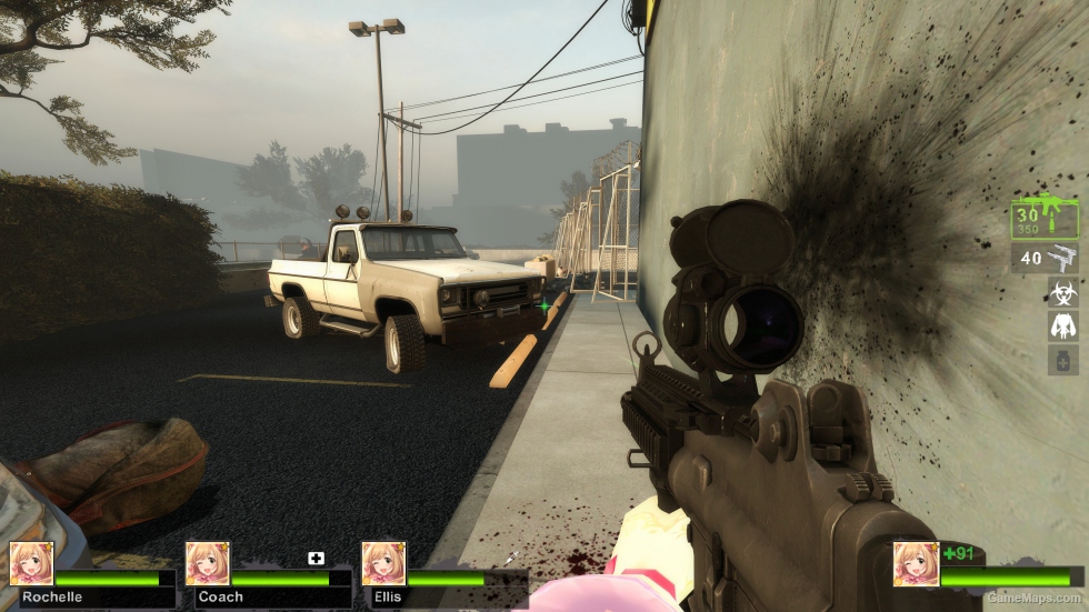 Daewoo K2C with Aimpoint & Foregrip (M16) v4