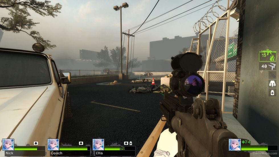 Daewoo K2C with Aimpoint & Foregrip (M16) v4