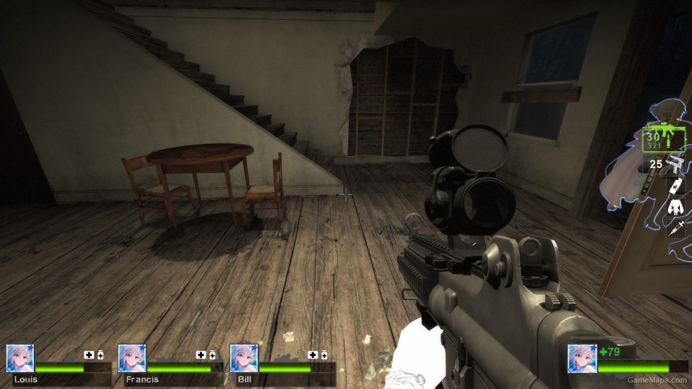 Daewoo K2C with Aimpoint & Foregrip (M16) v4