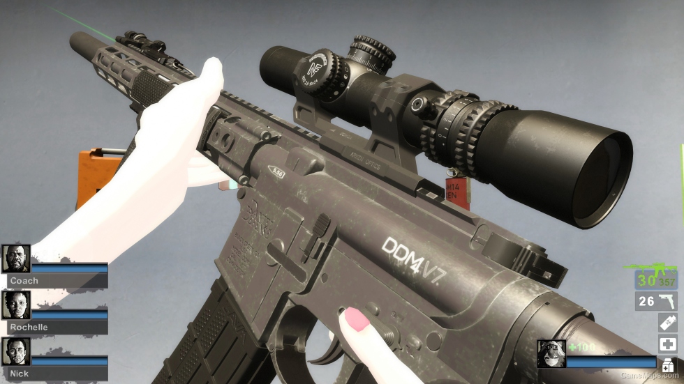 Daniel Defense M4 V7 replace M16(NightForce scope) [M16A2, Sound fix Ver]