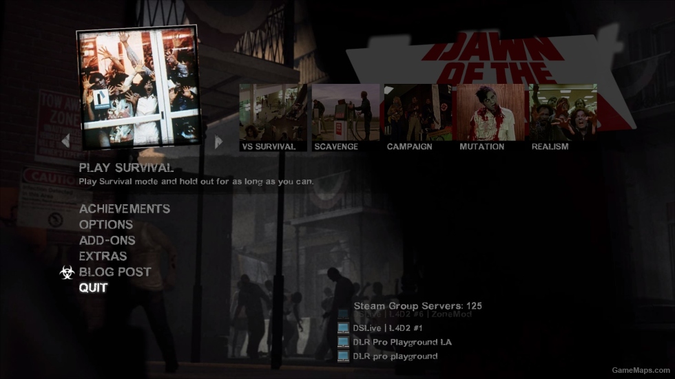 Dawn of the Dead audio mod