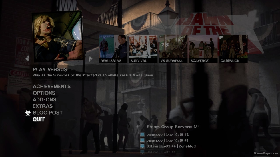 Dawn of the Dead audio mod