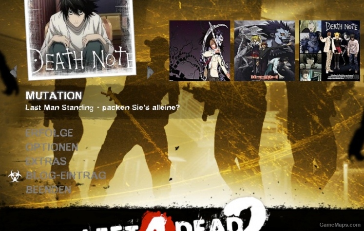 Death note Menu