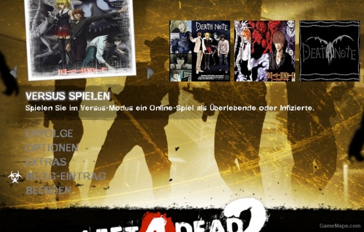 Death note Menu