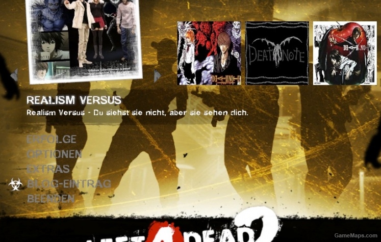 Death note Menu