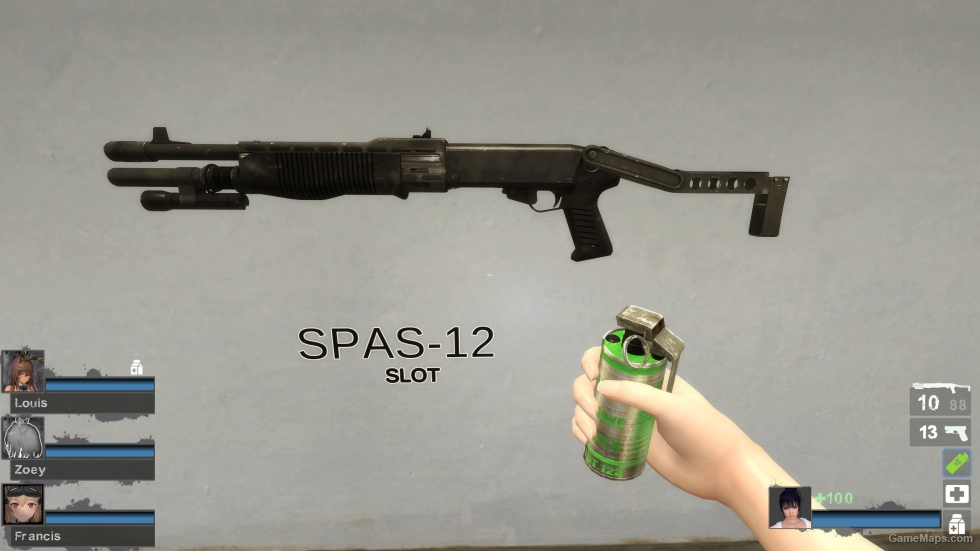 Default Combat Shotgun Pump Action Unfolded (SPAS-12) [request]