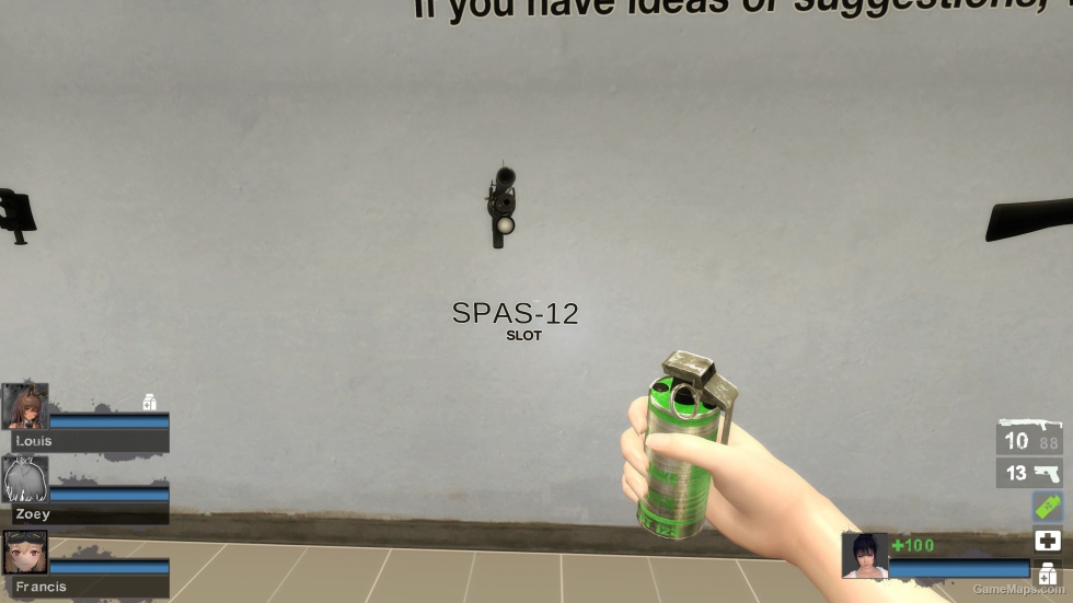 Default Combat Shotgun Pump Action Unfolded (SPAS-12) [request]